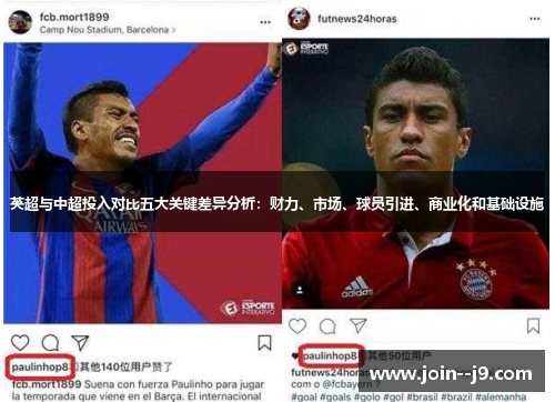 英超与中超投入对比五大关键差异分析：财力、市场、球员引进、商业化和基础设施